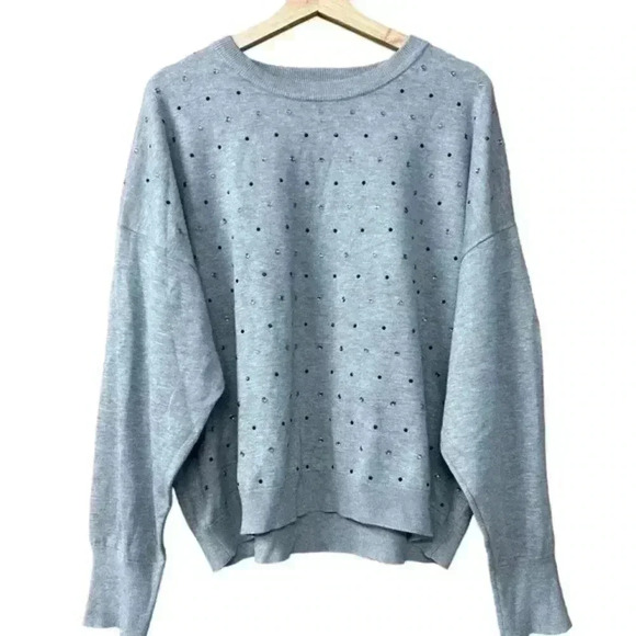 DKMY Gem Knited Longsleve Sweater Gray Sz L - Picture 1 of 9